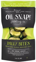 OH SNAP! Dilly Bites Dill Pickle Snack Packs, 3.25 fl. oz.